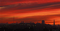 I took this silhouette picture of San Francisco just prior to attending a class at the Mountain Light photography gallery in Emeryville, CA. Mountain Light was owned by the renown photographer Galen Rowell and his wife Barbara Cushman Rowell. Sadly Galen and Barbara died in a light plane crash just south of there new home town of Bishop, CA early in on the morning of August 11th, 2002. The world of nature photography has lost one of great nature photographers of our time. Galen's photos were one of my inspirations to start back up my pursuit of photography. San Francisco, CA taken from Emeryville, CA 'Nikon F100 35mm SLR' (Click for larger view)