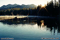 A little later in the morning the sun starts to peak through the trees. Wright's Lake, CA. 'Minox 35EL 35mm' (Click for larger view)