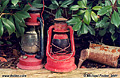 Old lanterns. Taken midday in my backyard on an overcast day. Citrus Heights, CA 'Nikon F100 35mm SLR' (Click for larger view)