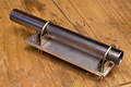 Completed mast plate with mounting tube attached. (Click for larger view)