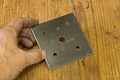 Top plate after all holes have been drilled. (Click for larger view)